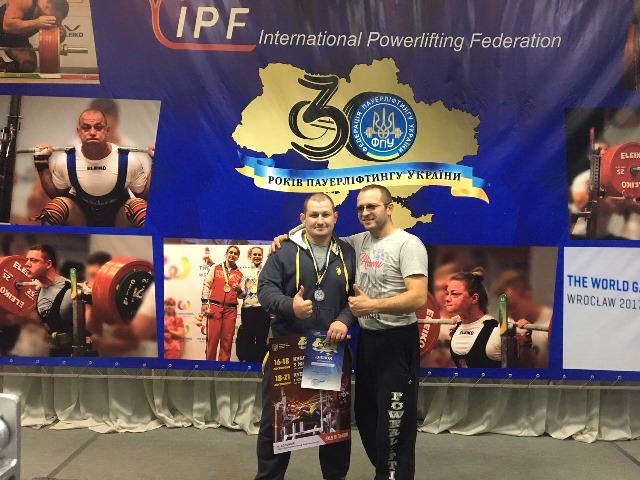 Після нагородження з тренером